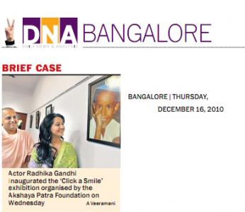 Actor Radhika Gandhi inaugurates 'Click a Smile' Exhibition