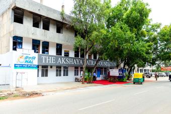 An outside view of Akshaya Patra’s 58th Kitchen